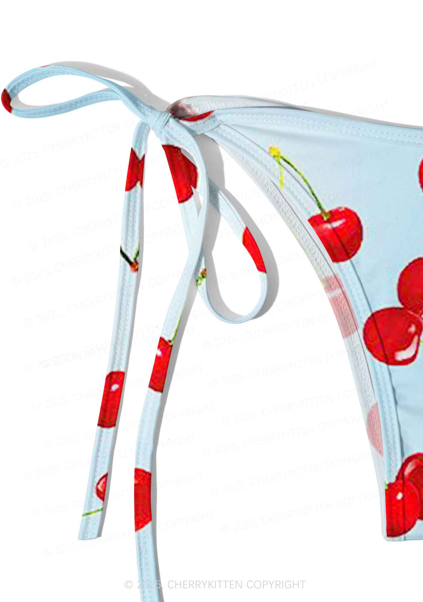 Cherry Sky Y2K Print Bikini Set Cherrykitten