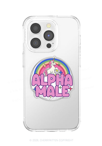 Unicorn Alpha Male Y2K Magnetic Phone Grip Holder Cherrykitten
