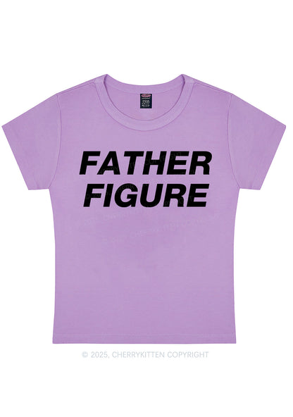 Curvy Father Figure Y2K Baby Tee Cherrykitten