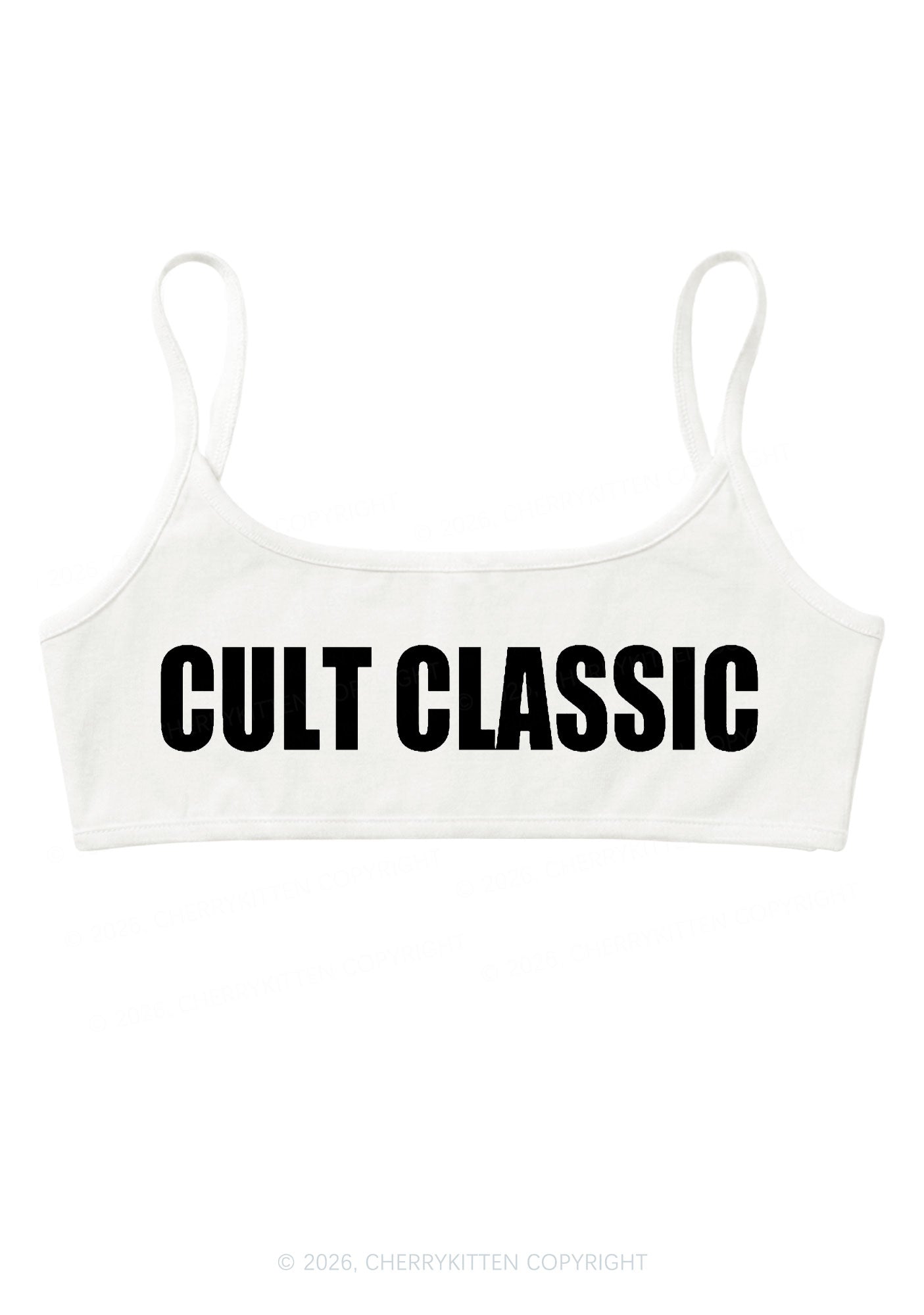 Cult Classic Y2K Super Crop Cami Cherrykitten