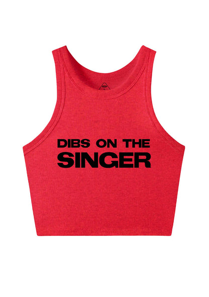 Dibs On The Singer Y2K Crop Tank Top Cherrykitten