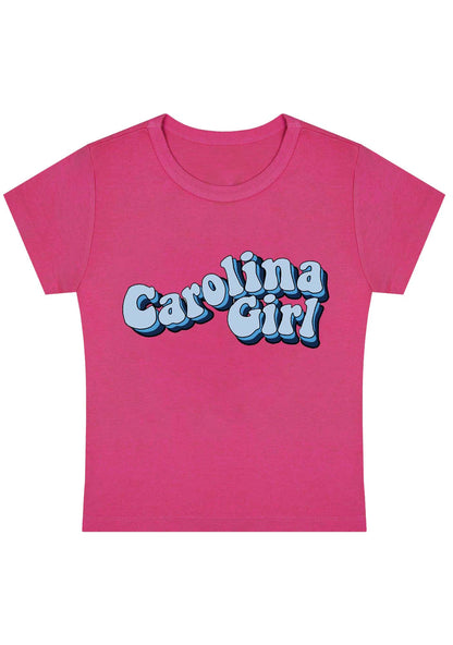 Carolina Girl Y2K Baby Tee