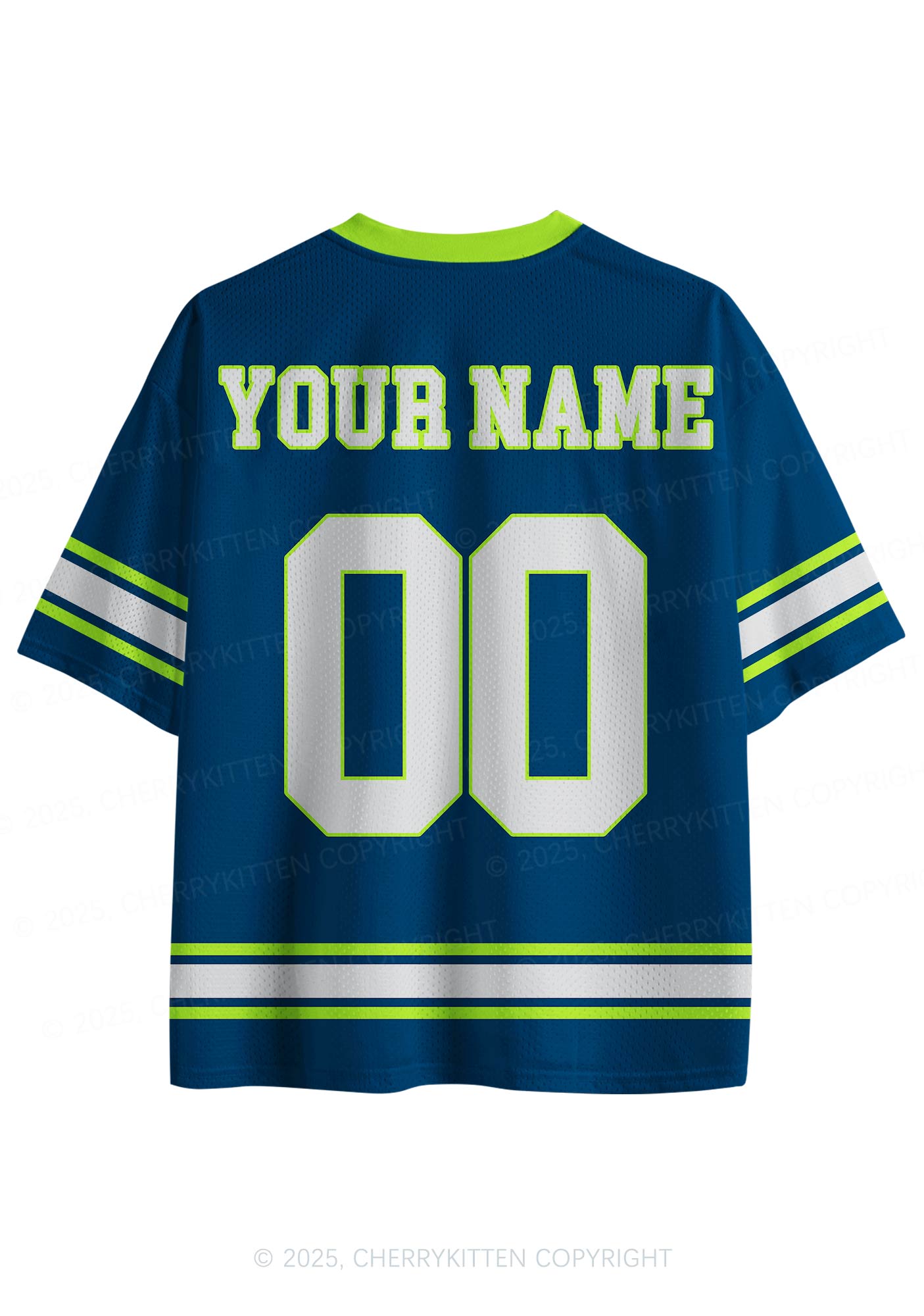 Custom Retro Green Football Team Y2K Sport Jersey Shirts Cherrykitten