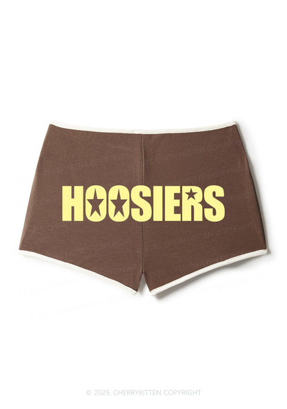 Hoosiers Y2K Contrast Mini Shorts Cherrykitten