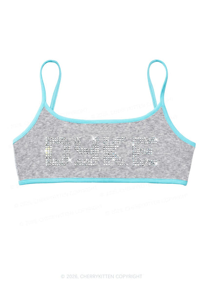 Rhinestone Dyke Pride Y2K Super Crop Cami Cherrykitten
