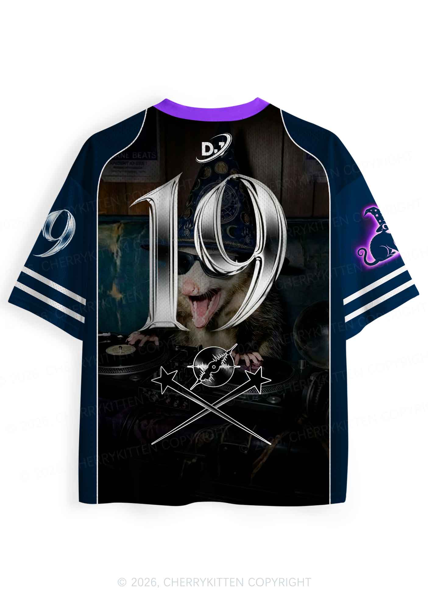 Wizard Opossum DJ Y2K Sport Jersey Shirts Cherrykitten