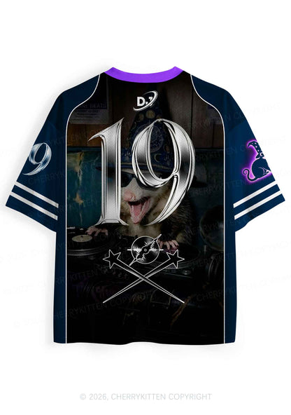 Wizard Opossum DJ Y2K Sport Jersey Shirts Cherrykitten