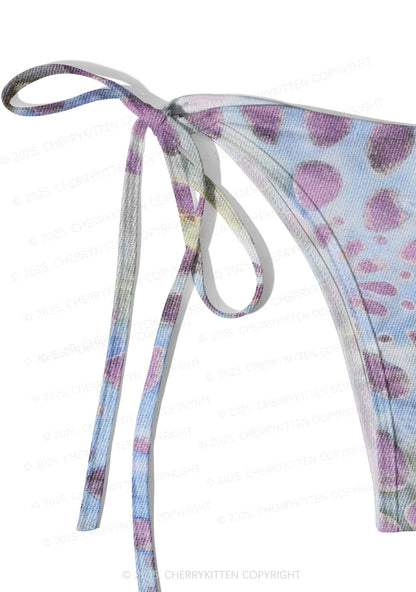 Exotic Bubble Y2K Print Bikini Set Cherrykitten