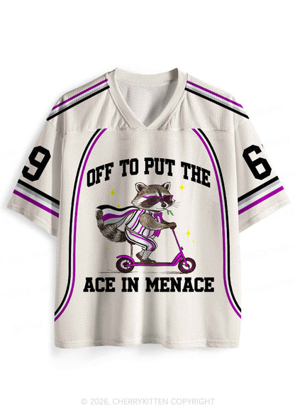 Off To Put The Ace In Menace Pride Y2K Sport Jersey Shirts Cherrykitten