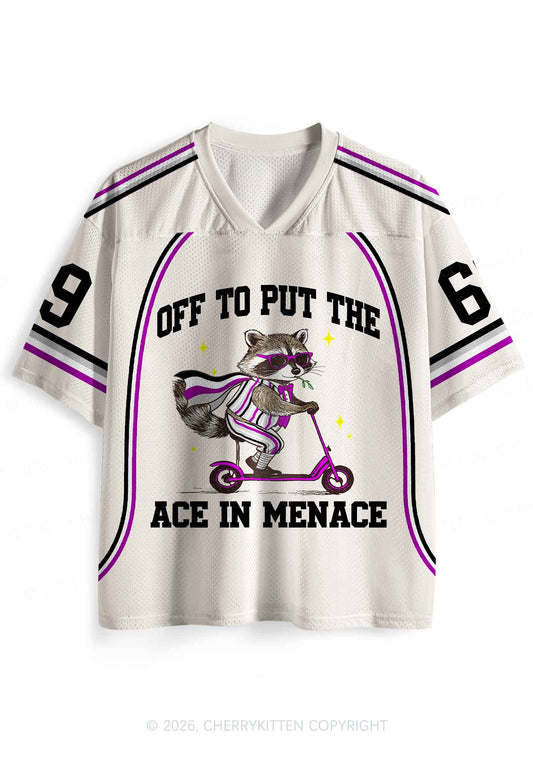 Off To Put The Ace In Menace Pride Y2K Sport Jersey Shirts Cherrykitten