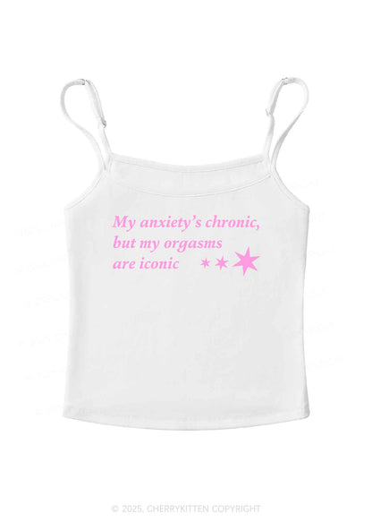Anxiety Chronic Y2K Spaghetti Strap Cami Cherrykitten