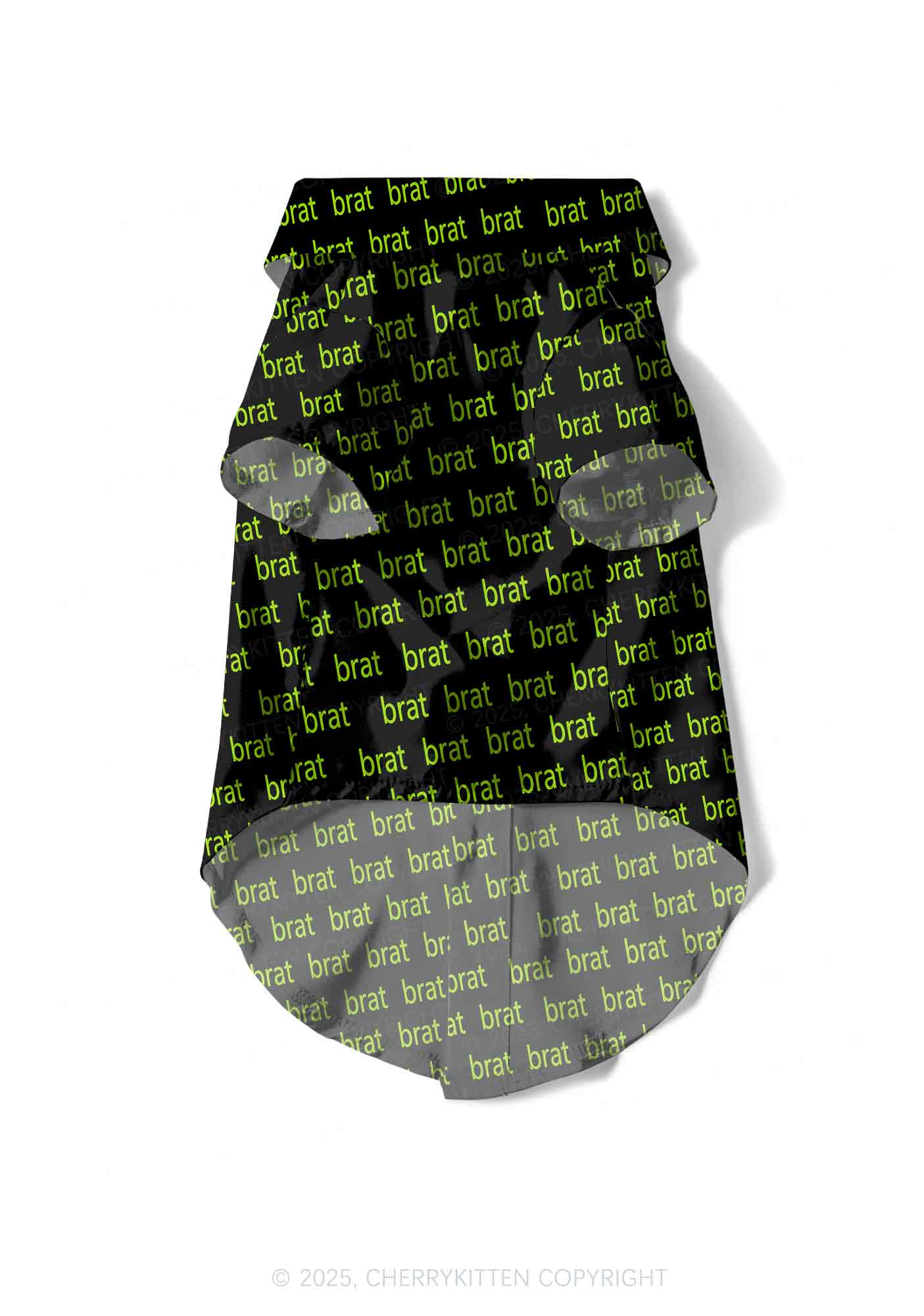 Green Brat Y2K Pet Shirts Cherrykitten