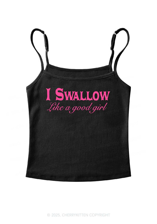 Swallow Like Good Gril Y2K Spaghetti Strap Cami Cherrykitten