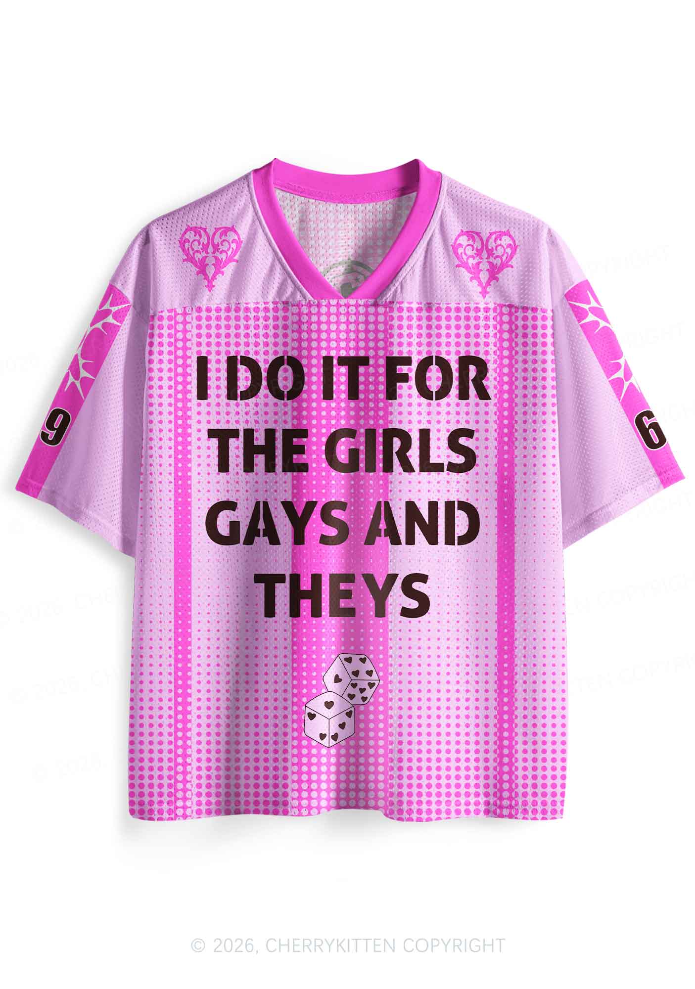I Do It For The Girls Pride Y2K Sport Jersey Shirts Cherrykitten