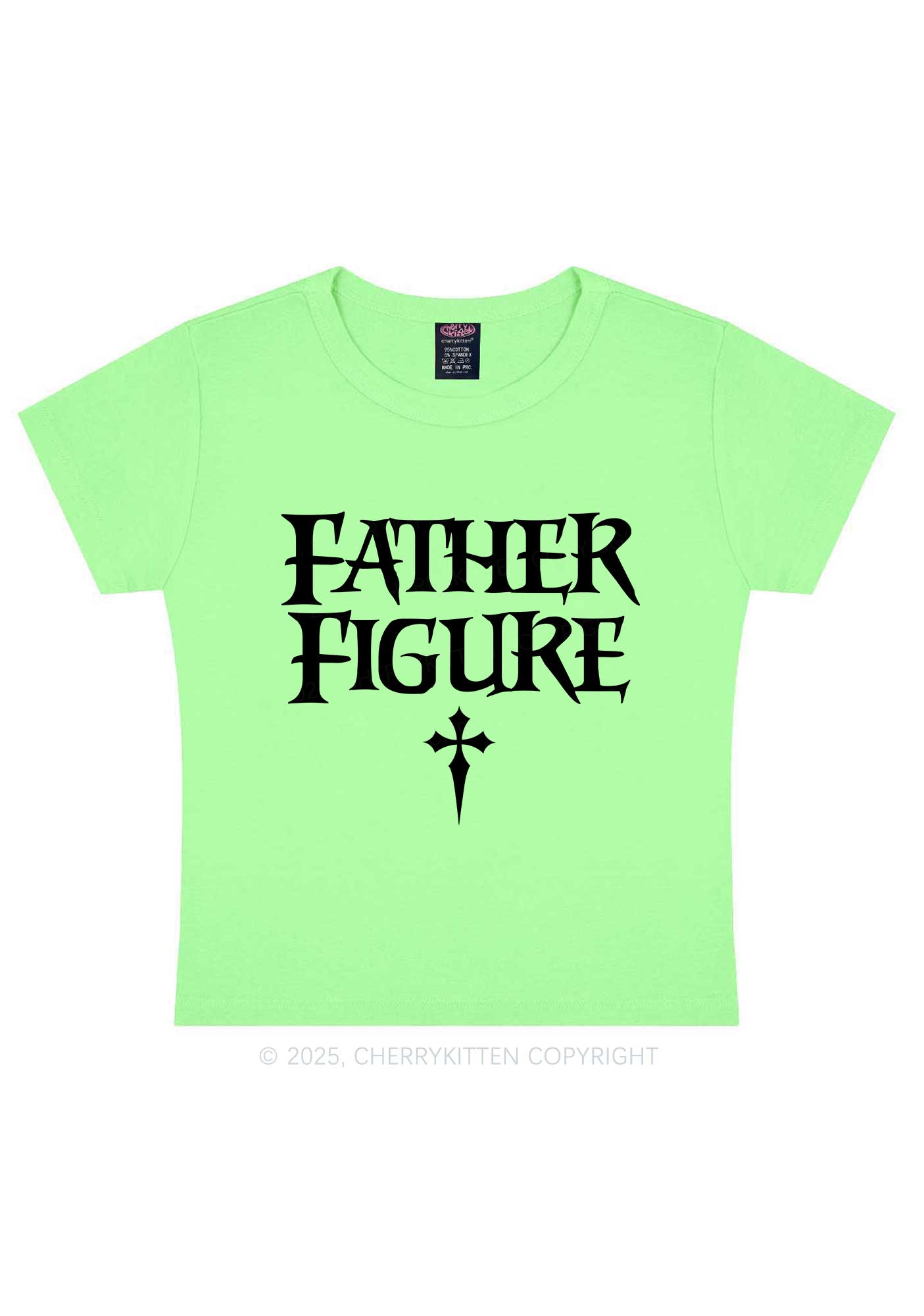 Halloween Father Figure Y2K Baby Tee Cherrykitten
