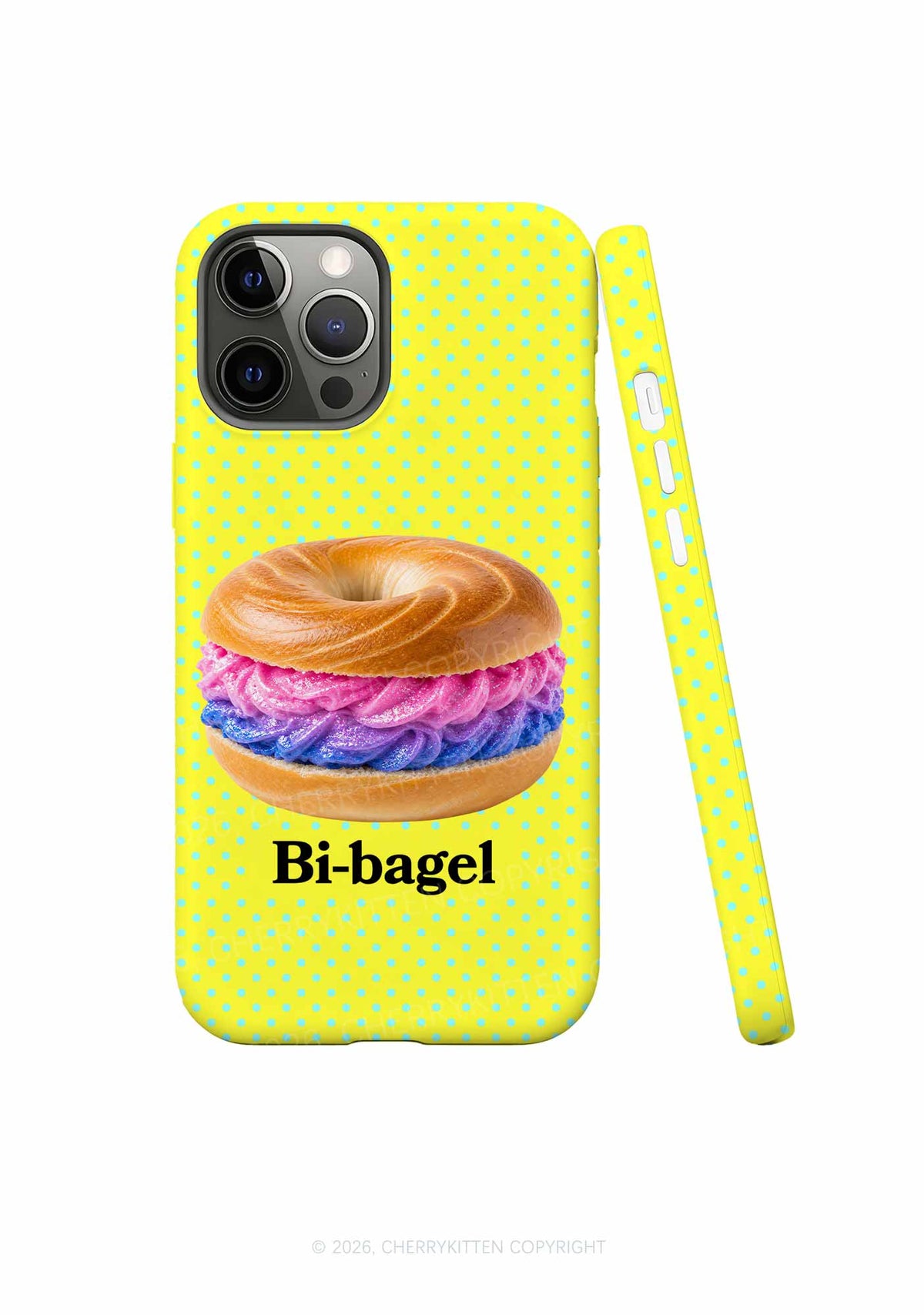 Bi Bagel Pride Y2K Phone Case Cherrykitten