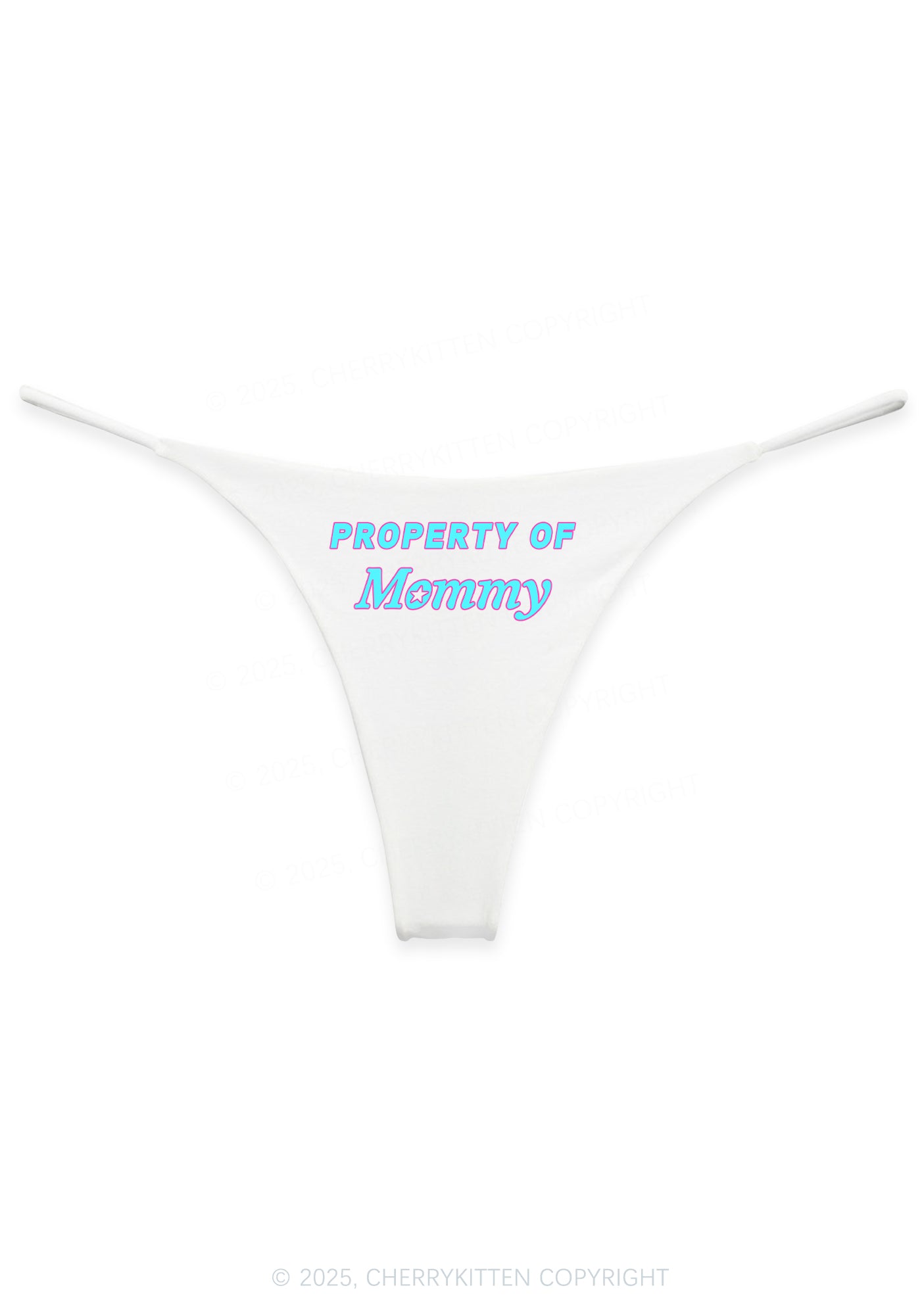 Property Of Mommy Y2K Bikini String Thong Cherrykitten