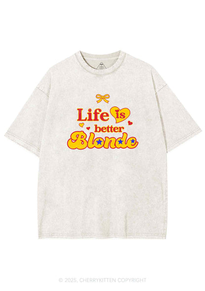 Better Blonde Y2K Shirts Washed Tee Cherrykitten