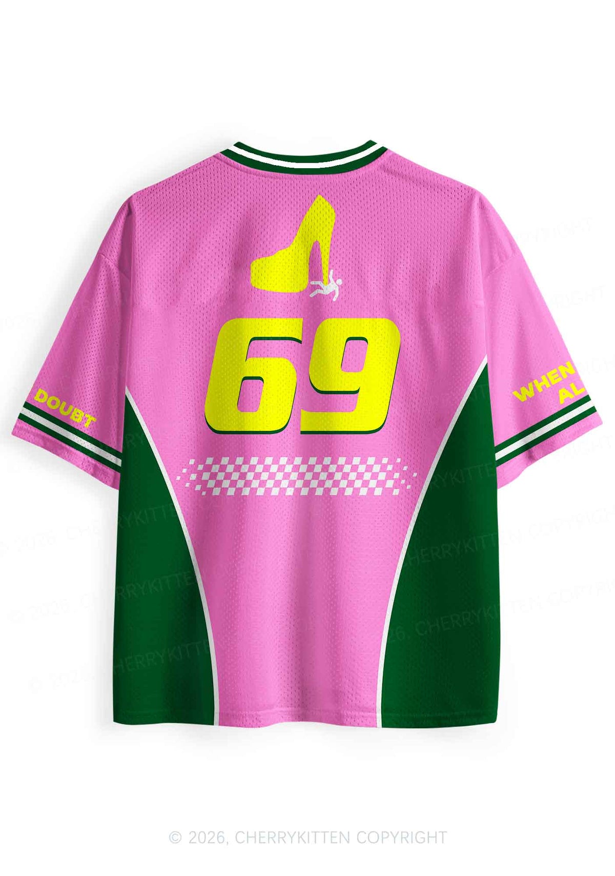 Always Blame A Man Y2K Sport Jersey Shirts Cherrykitten