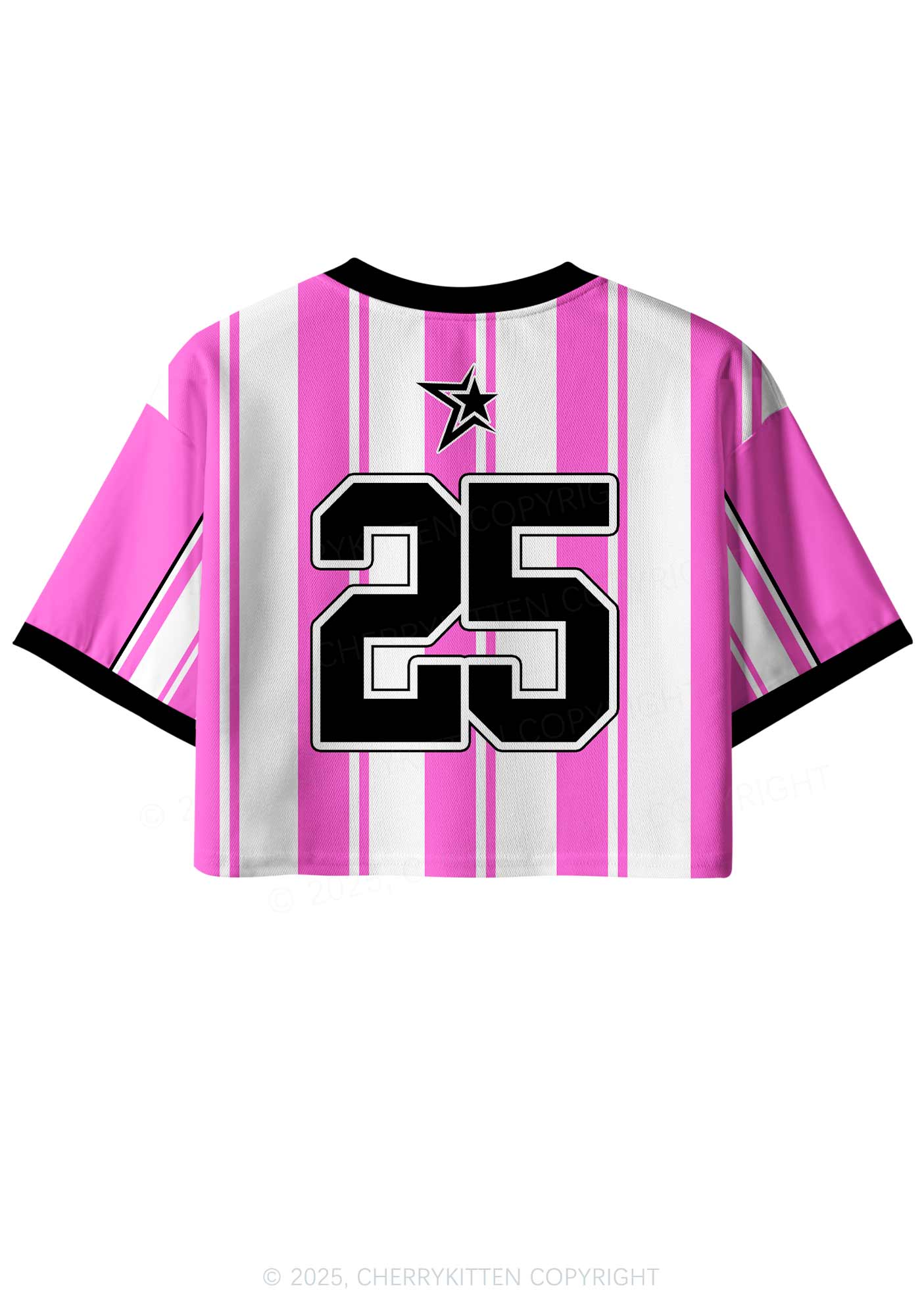Custom Black Cxxting Season Y2K Crop Sport Jersey Shirts Cherrykitten