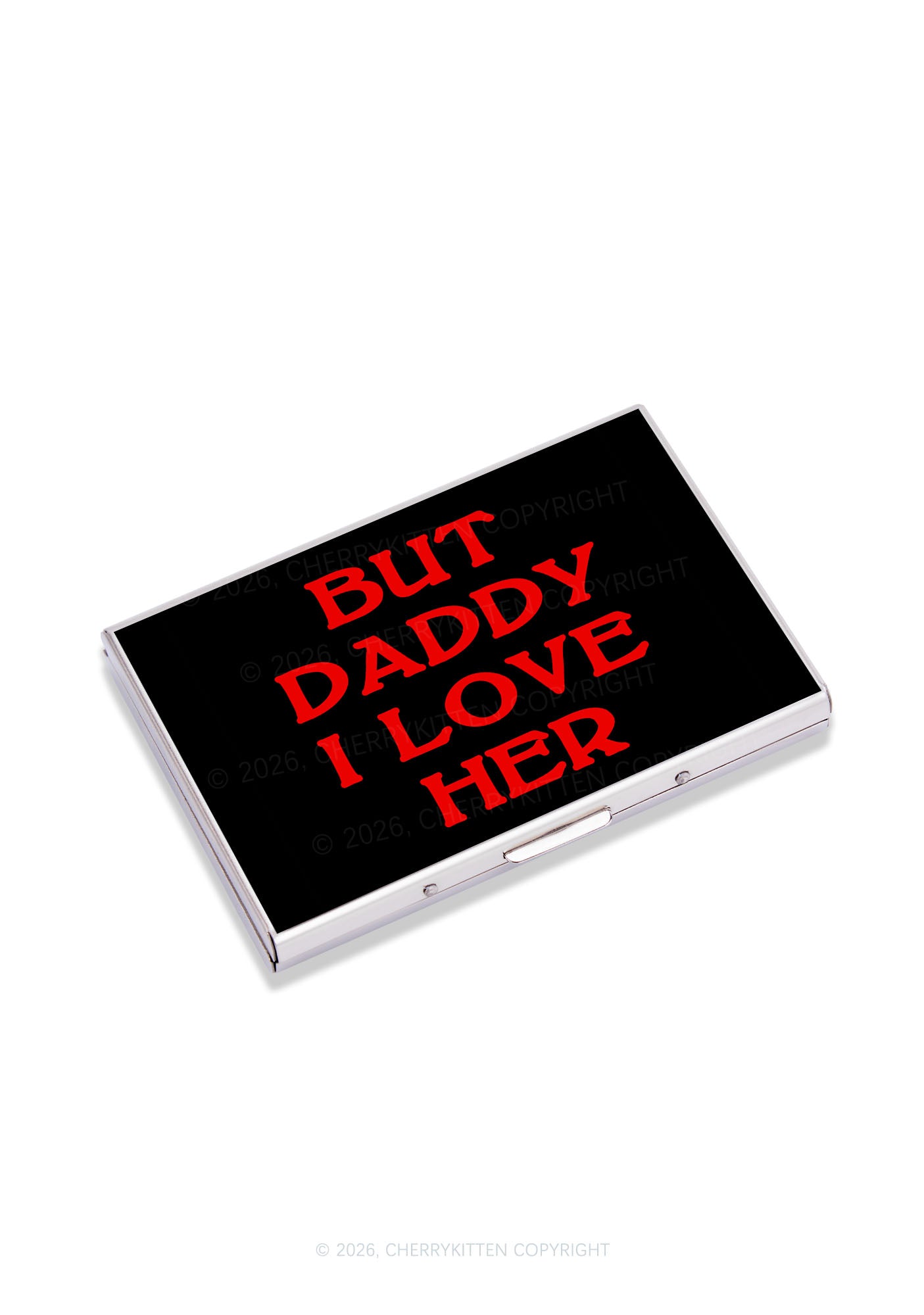 But Daddy I Love Her Pride Y2K Mirror Cigarette Case Cherrykitten