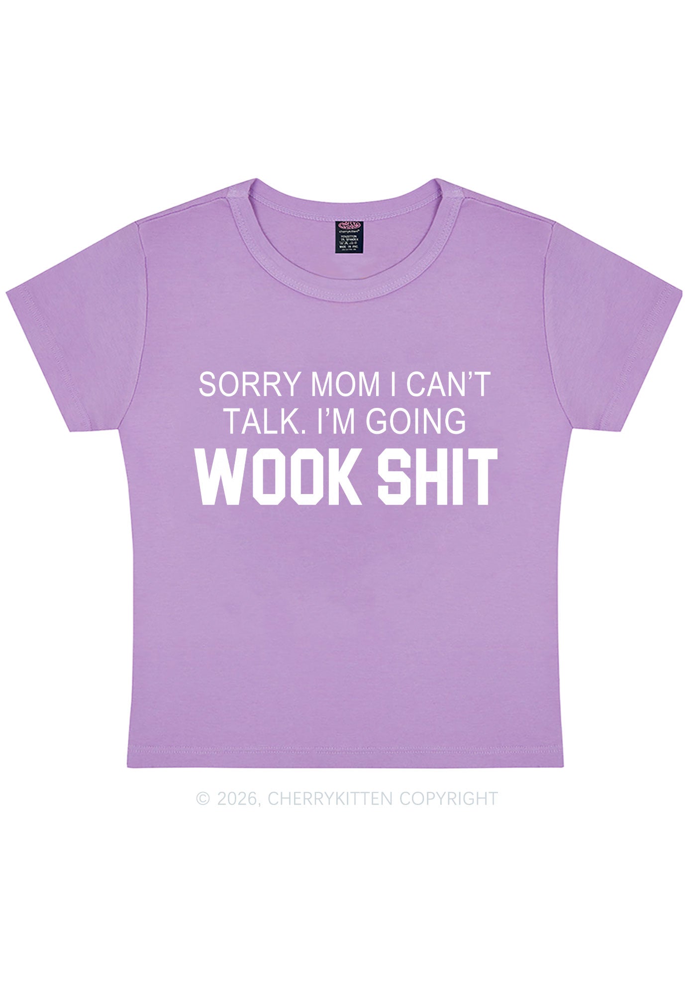 Im Doing Wook Shxt Y2K Baby Tee Cherrykitten