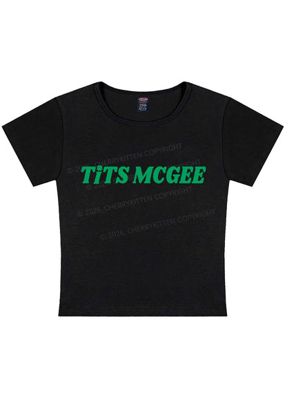 Txts Mcgee St Patricks Y2K Baby Tee Cherrykitten