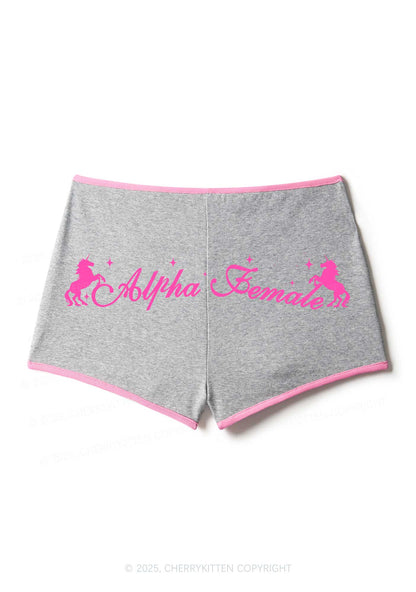 Alpha Female Y2K Booty Shorts Cherrykitten