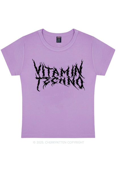 Vitamin Techno Y2K Baby Tee Cherrykitten