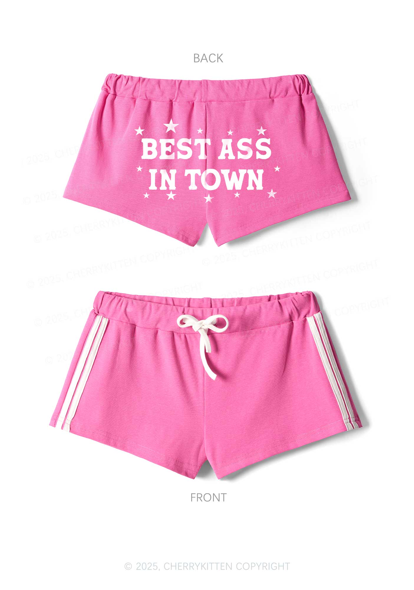Best In Town Y2K Drawstring Mini Shorts Cherrykitten
