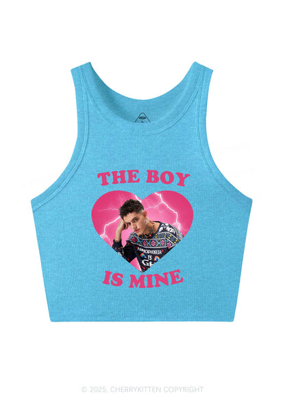 Custom The Boy Is Mine Y2K Crop Tank Top Cherrykitten