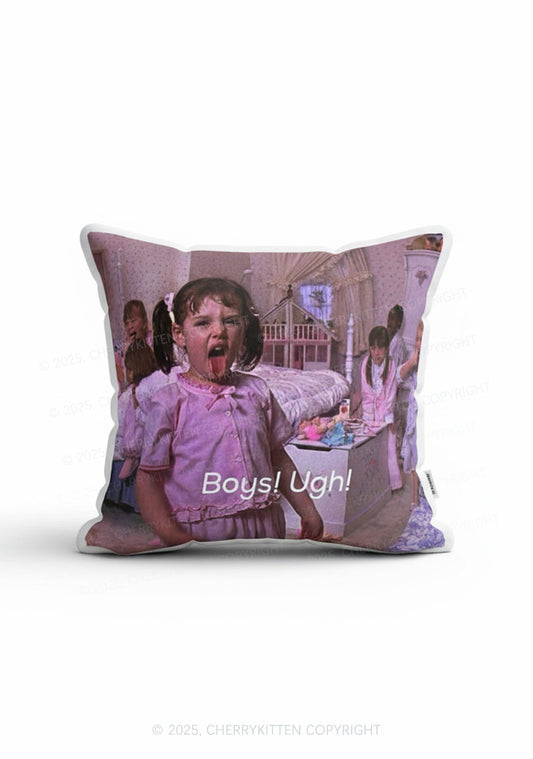 Boys Ugh Y2K Ugly Pillow Cherrykitten