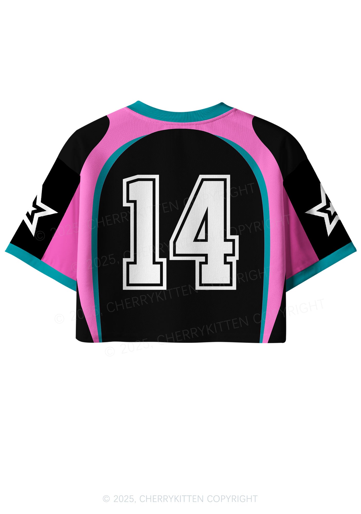 Custom Pxrn Star Y2K Crop Sport Jersey Shirts Cherrykitten