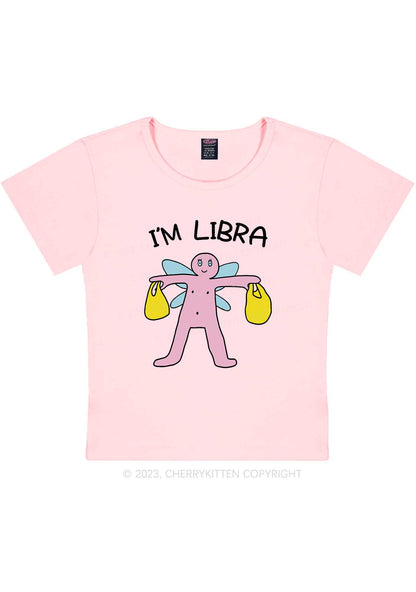 I'm Libra Y2K Baby Tee Cherrykitten
