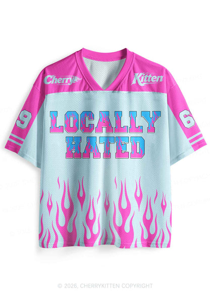 Locally Hated Y2K Sport Jersey Shirts Cherrykitten