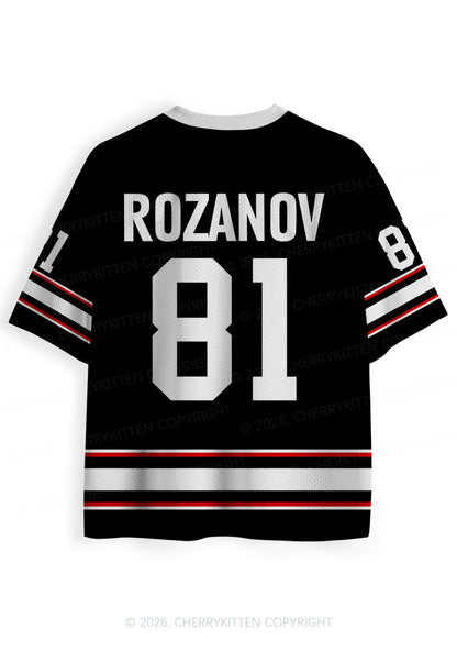 Black Gold HR Y2K Sport Jersey Shirts Cherrykitten