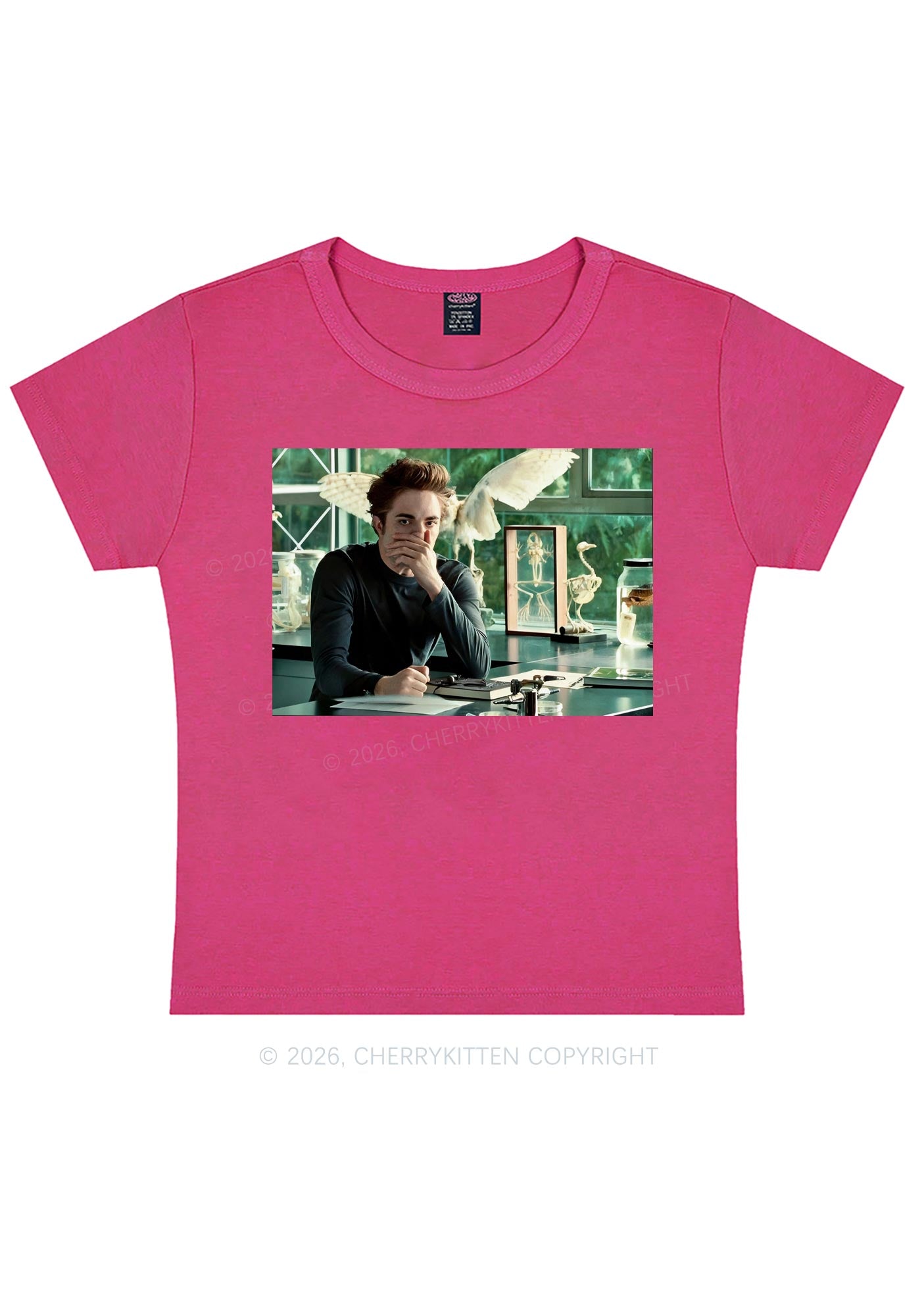 Vampire Boy Y2K Baby Tee Cherrykitten