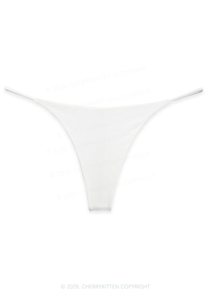 Plain Y2K Bikini String Thong Cherrykitten