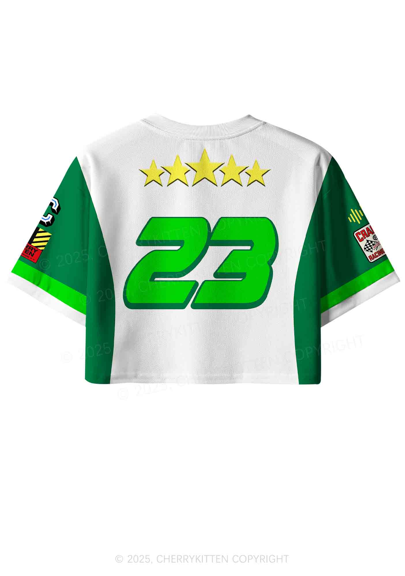 Custom Ride A DJ Y2K Crop Sport Jersey Shirts Cherrykitten