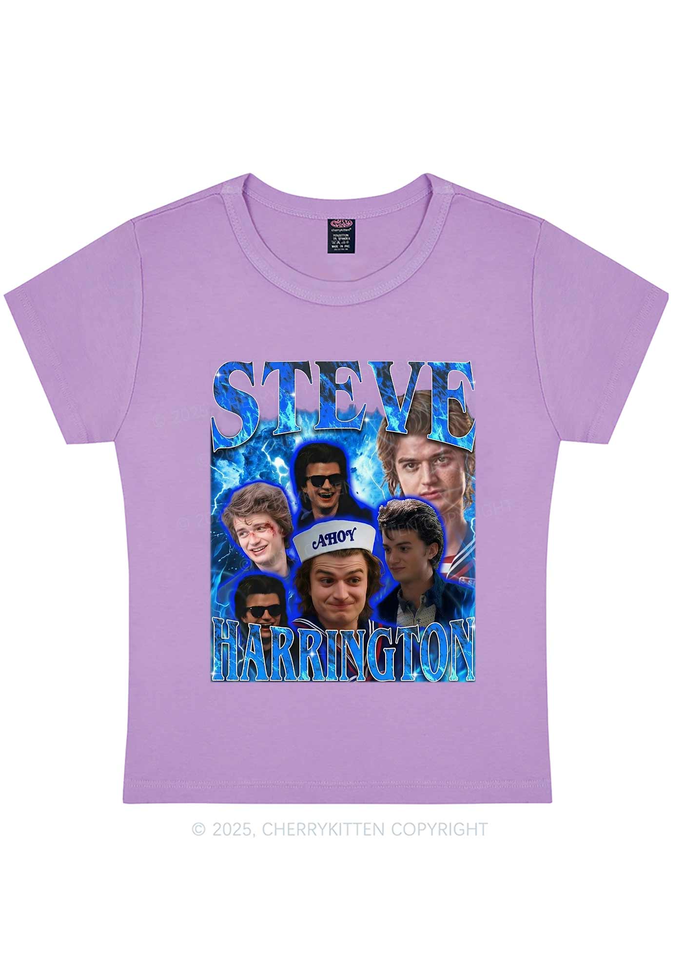 SH Blue Blaze Y2K Baby Tee Cherrykitten