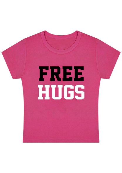 Curvy Free Hugs Baby Tee