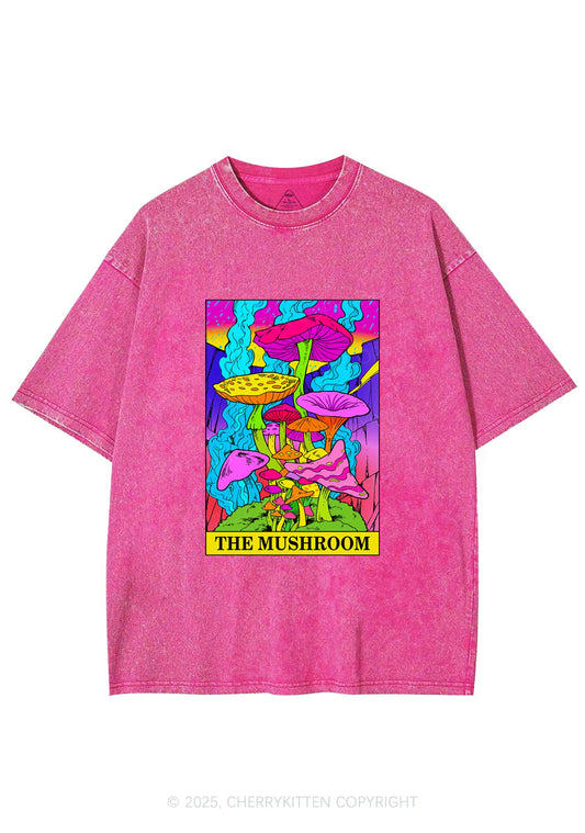 The Mushroom Y2K Washed Tee Cherrykitten