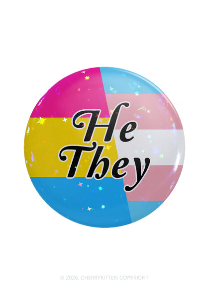 He They Pansexual Trans Pride 1Pc Y2K Pin Badge Cherrykitten