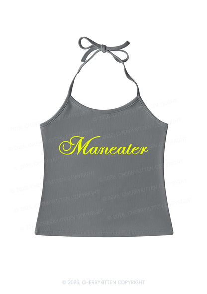 Maneater Y2K Halter Neck Cami Cherrykitten