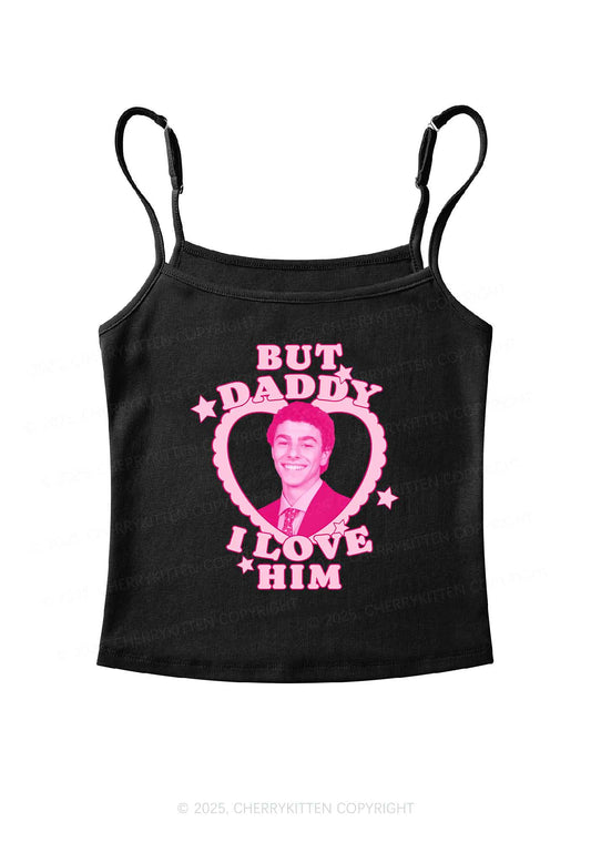 Daddy I Love Him Luigi Y2K Spaghetti Strap Cami Cherrykitten