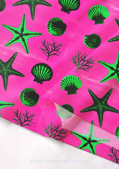 Sea Animals Y2K Mesh Cami Tank Cherrykitten