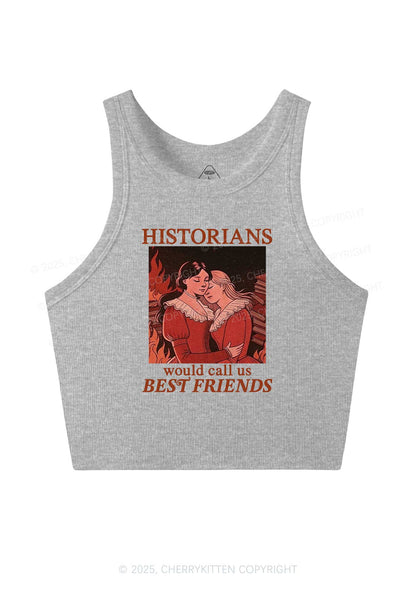 Call Us Best Friends Pride Y2K Crop Tank Top Cherrykitten