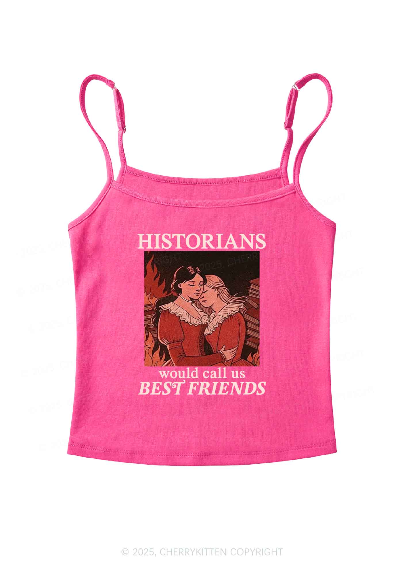 Call Us Best Friends Pride Y2K Spaghetti Strap Cami Cherrykitten