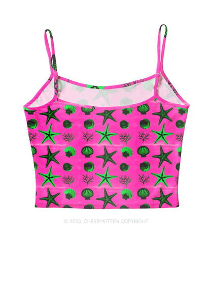 Sea Animals Y2K Mesh Cami Tank Cherrykitten