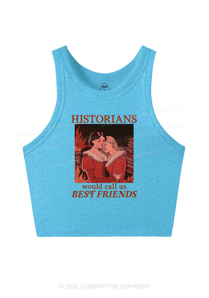 Call Us Best Friends Pride Y2K Crop Tank Top Cherrykitten